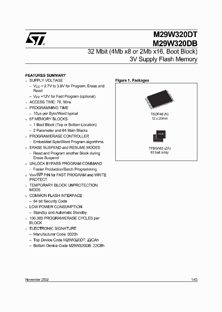 m29w320db-5535730-pdf-datasheet-download-ic-on-line