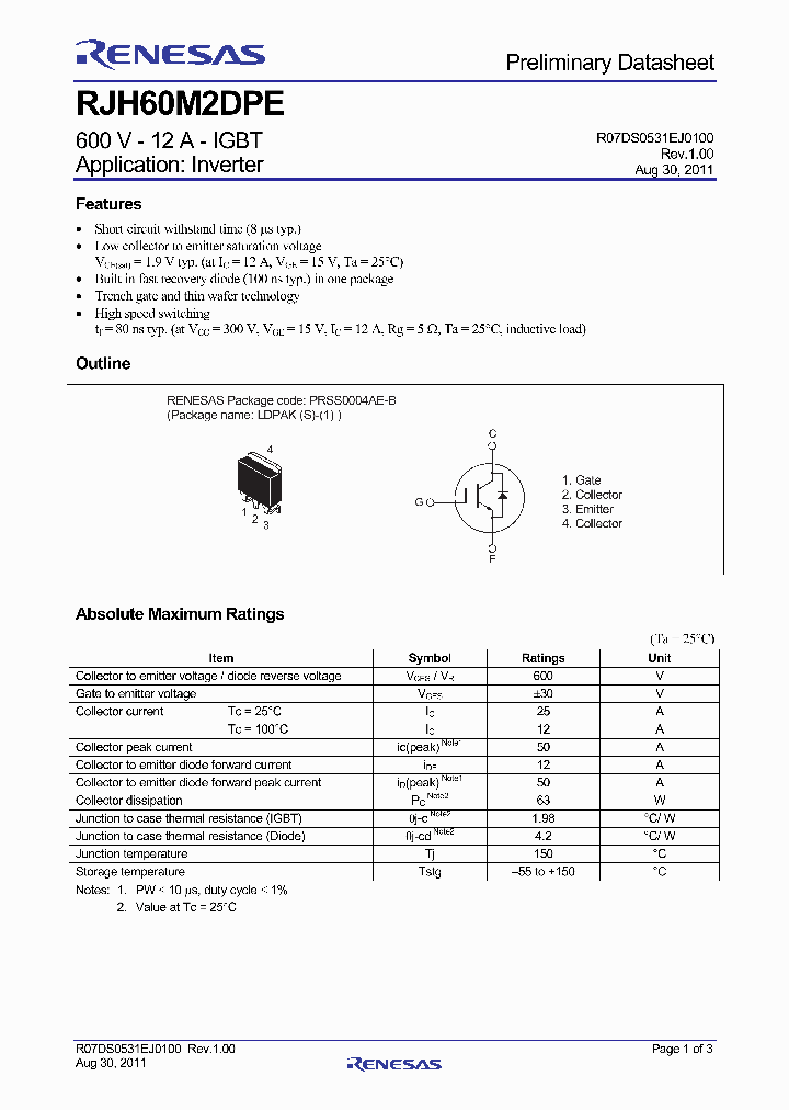 RJH60M2DPE_5541801.PDF Datasheet