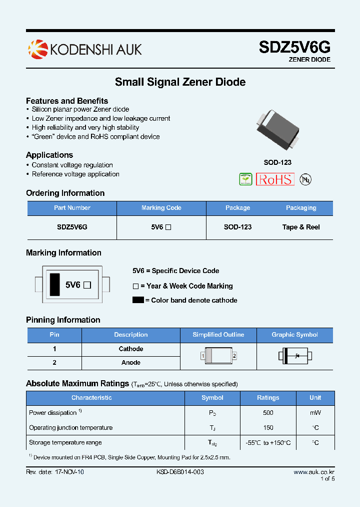 SDZ5V6G_5543366.PDF Datasheet