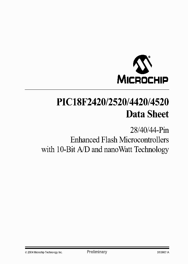 PIC18F4520_5543443.PDF Datasheet