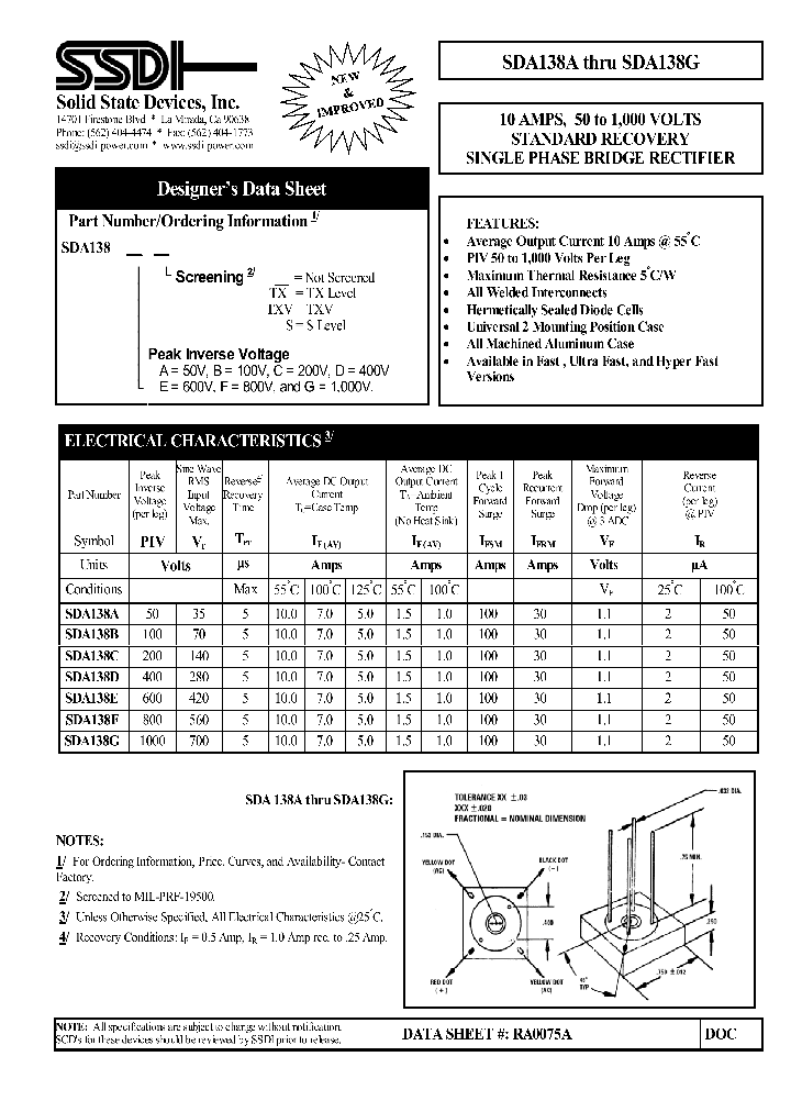 SDA138E_5548723.PDF Datasheet