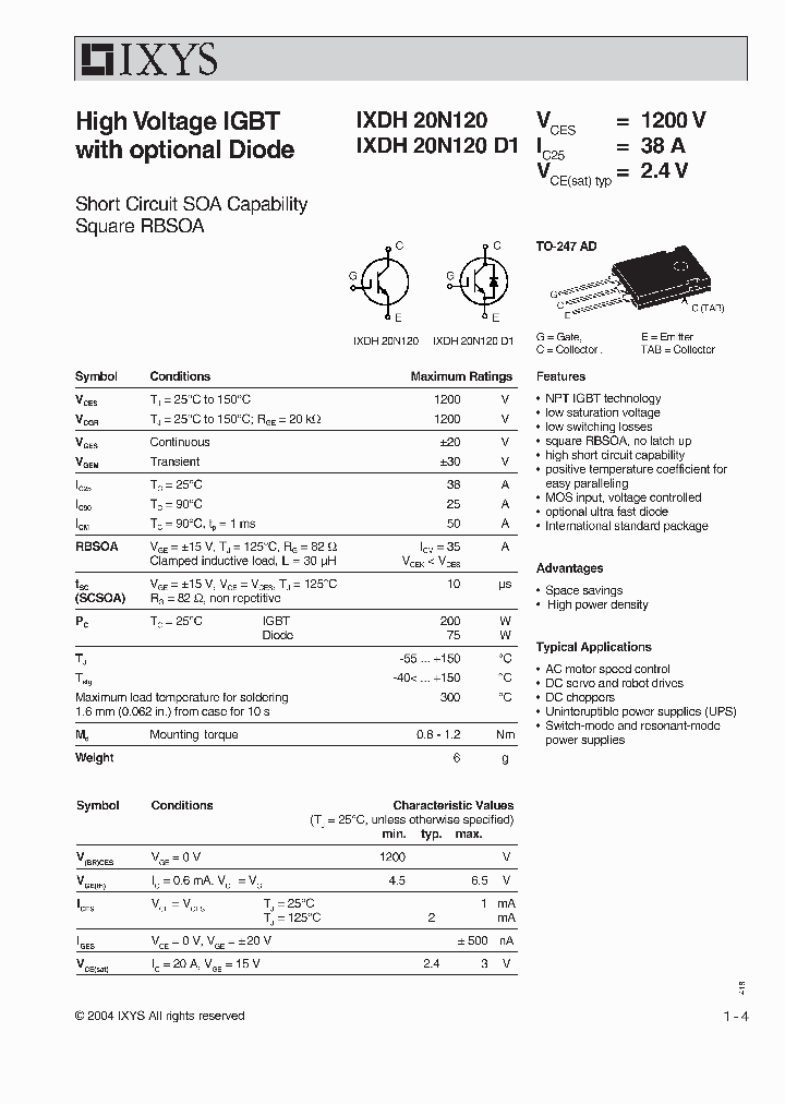 IXDH20N120_5550253.PDF Datasheet