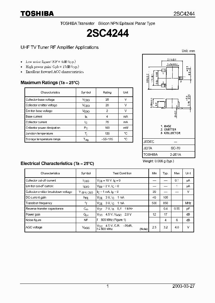 2SC4244_5550486.PDF Datasheet