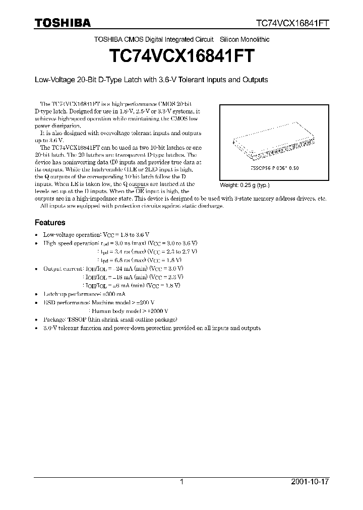 TC74VCX16841FT_5552533.PDF Datasheet