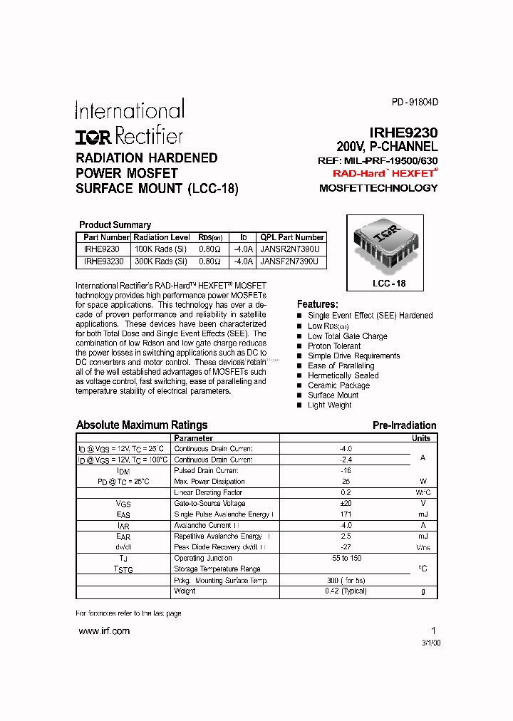 IRHE9230_5562844.PDF Datasheet