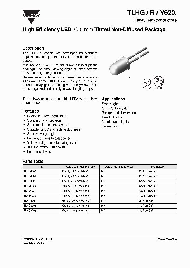 TLHR6200_5566900.PDF Datasheet