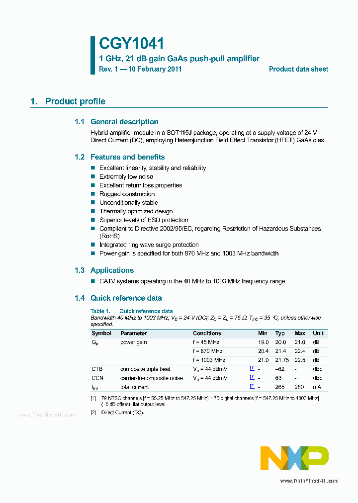 CGY1041_5579071.PDF Datasheet