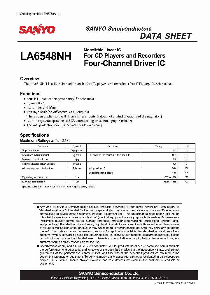 LA6548NH_5580884.PDF Datasheet