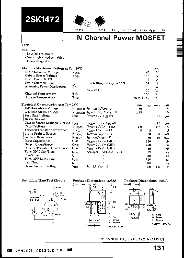 2SK1472FA_5582967.PDF Datasheet