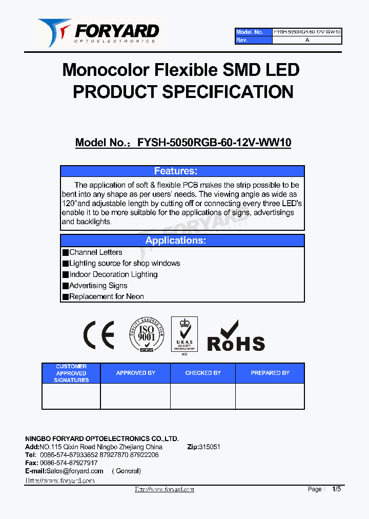 FYSH-5050RGB-60-12V-WW10_5587796.PDF Datasheet