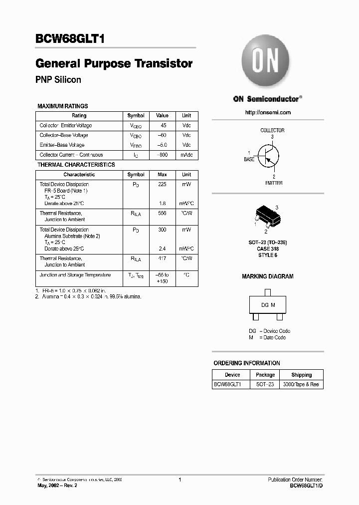 BCW68GLT1-D_5588009.PDF Datasheet