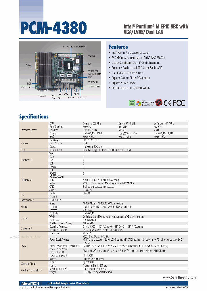 PCM-4380_5588533.PDF Datasheet