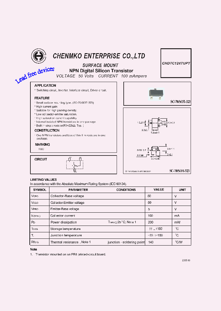 CHDTC124TUPT_5611719.PDF Datasheet