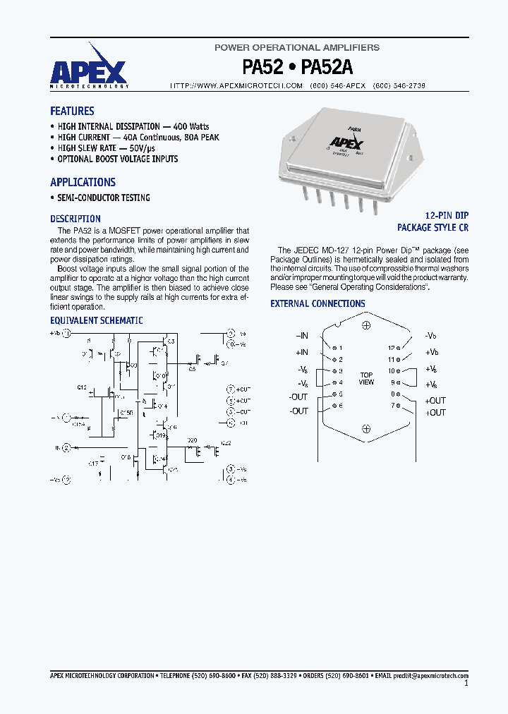 PA52_5593060.PDF Datasheet Download