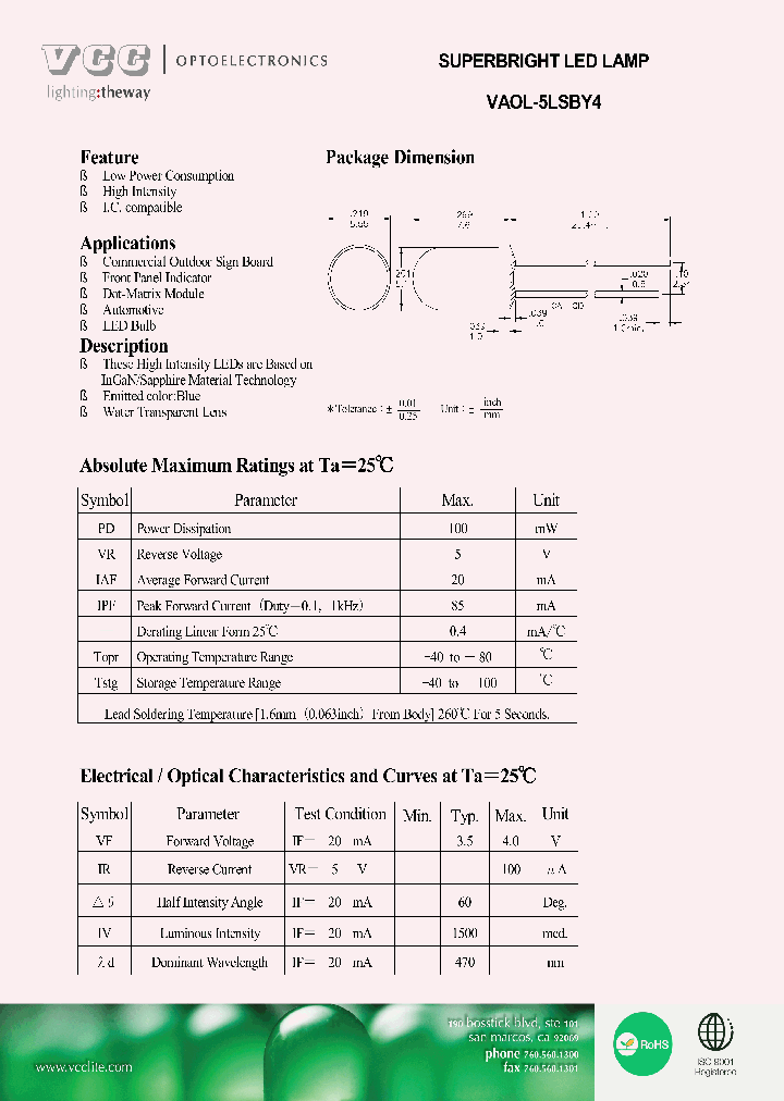 VAOL-5LSBY4_5613452.PDF Datasheet