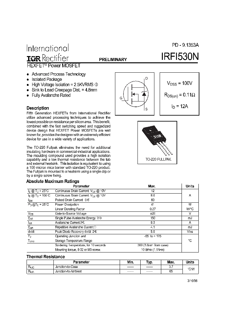 IRFI530N_5612964.PDF Datasheet