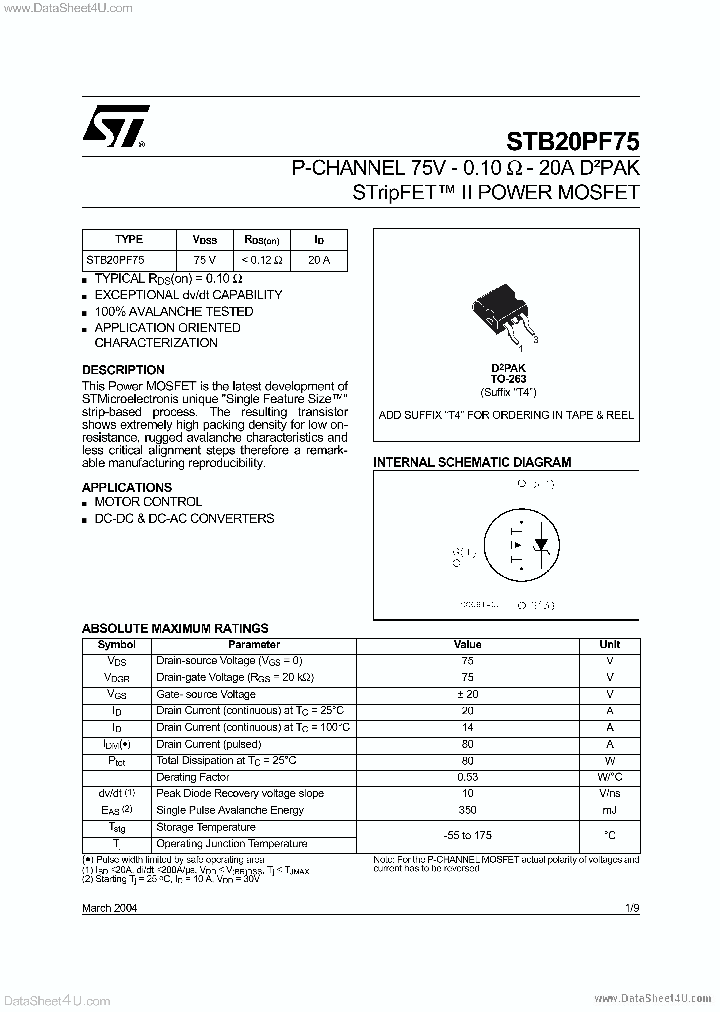 STB20PF75_5614884.PDF Datasheet