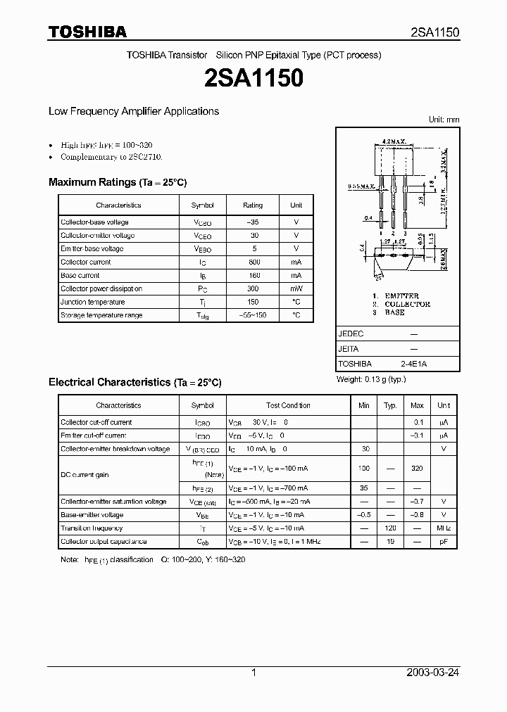 2SA1150_5598234.PDF Datasheet