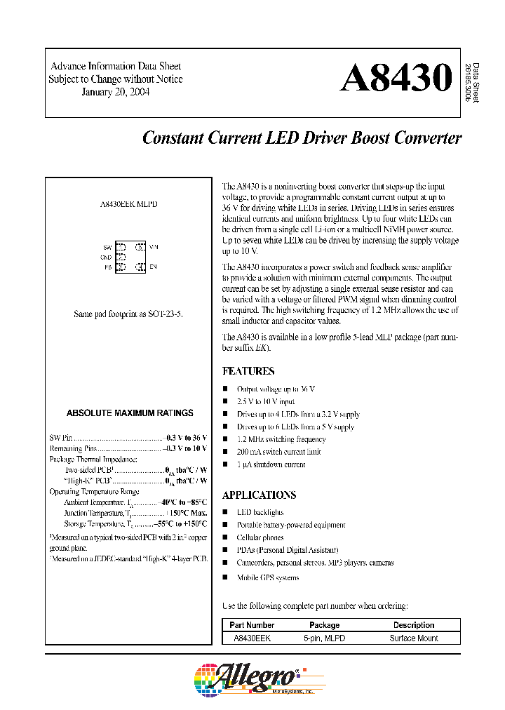 A8430_5599377.PDF Datasheet