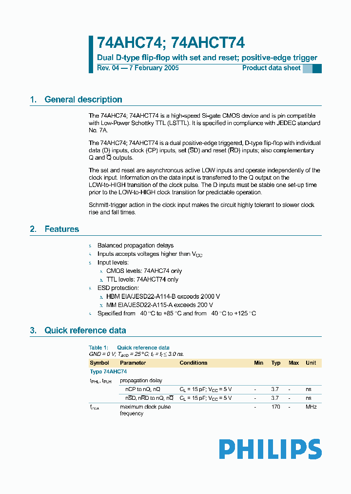 74AHC74BQ_5603773.PDF Datasheet Download --- IC-ON-LINE