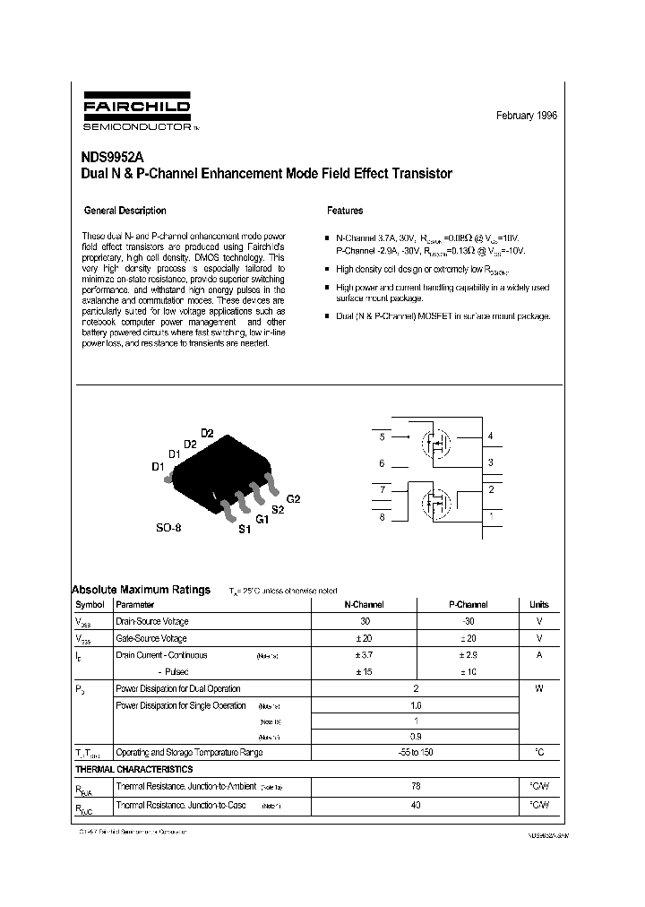 NDS9952ANL_5603925.PDF Datasheet