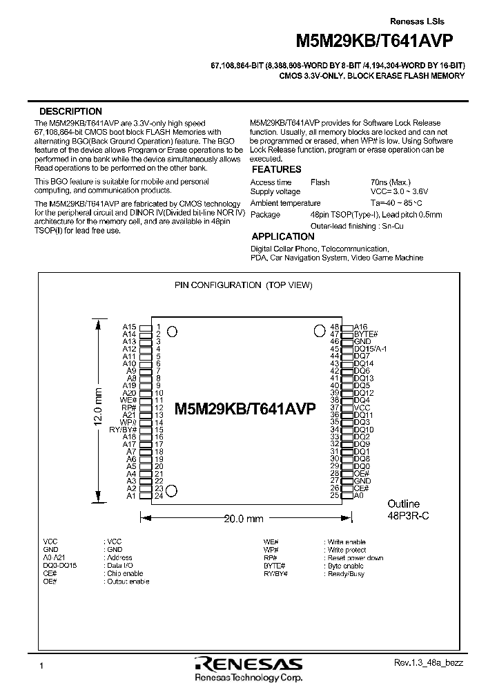 M5M29KB641AVP_5605710.PDF Datasheet