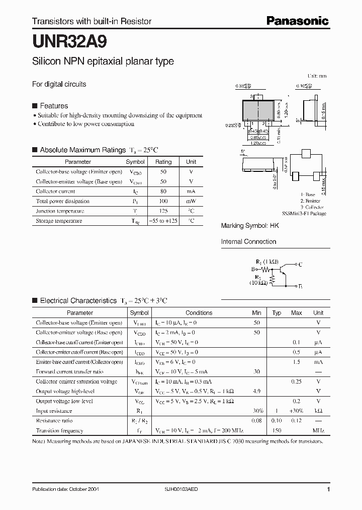 UNR32A9_5619724.PDF Datasheet
