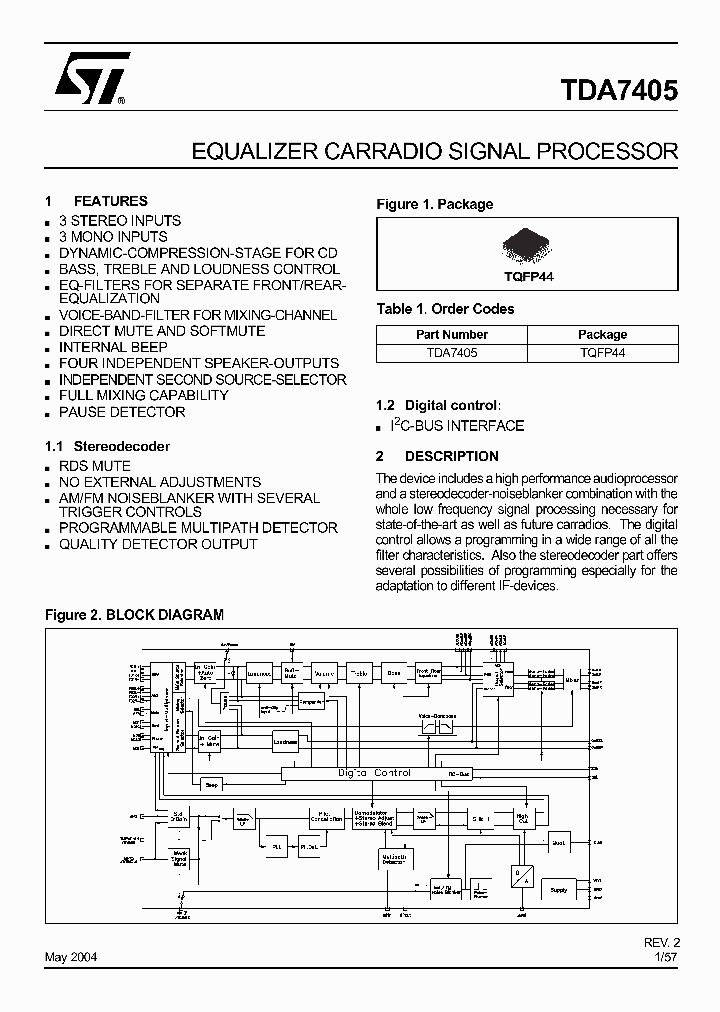 TDA7405TR_5634425.PDF Datasheet