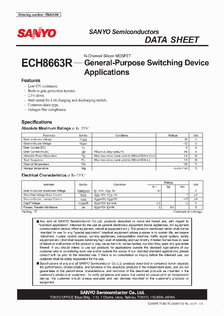 ECH8663R_5632124.PDF Datasheet