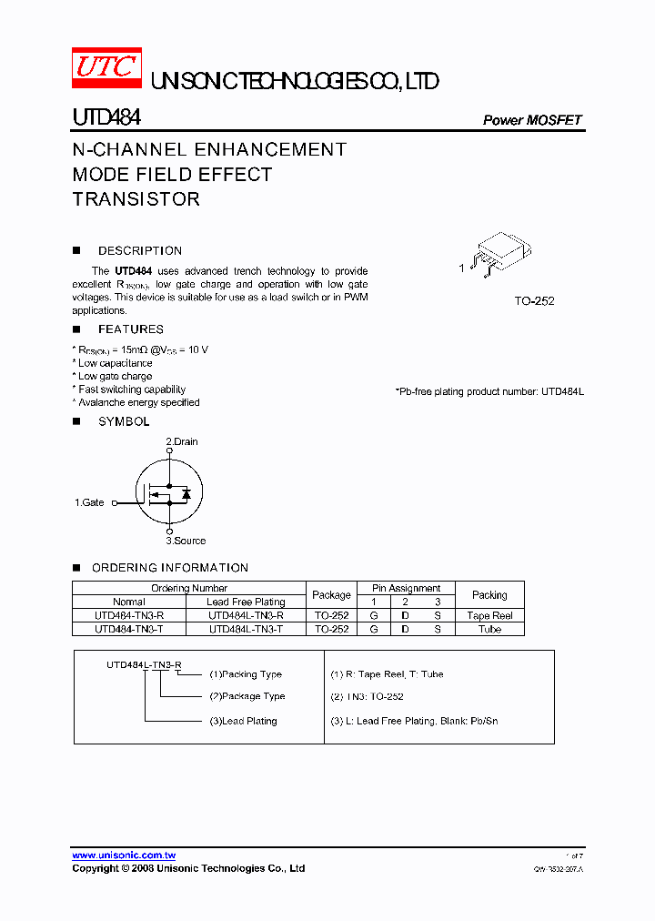 UTD484L-TN3-R_5649146.PDF Datasheet