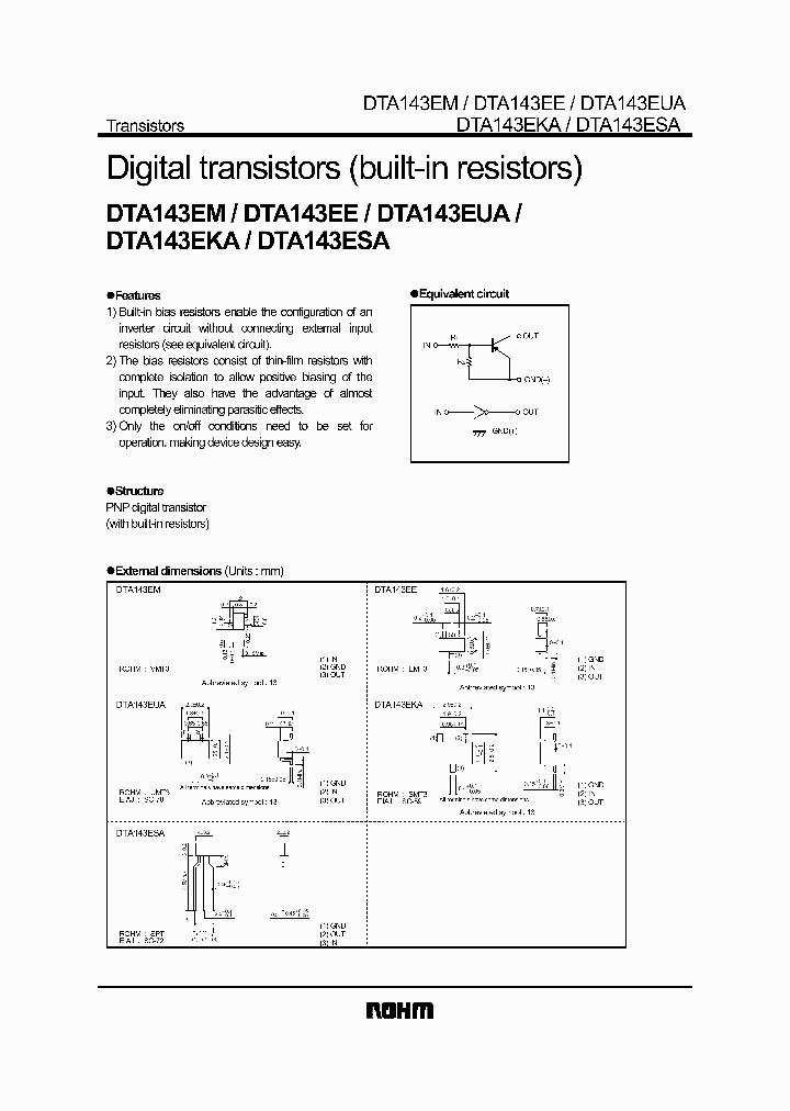 DTA143EA_5658883.PDF Datasheet