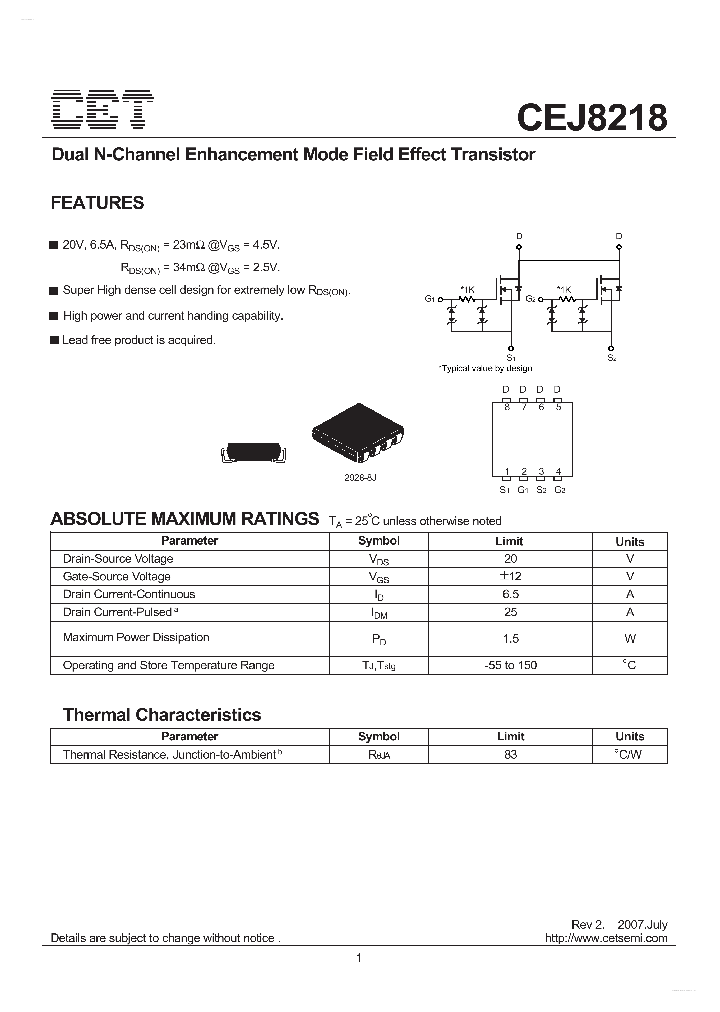 CEJ8218_5666932.PDF Datasheet