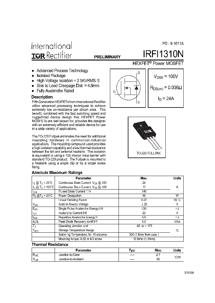 IRFI1310N_5679357.PDF Datasheet