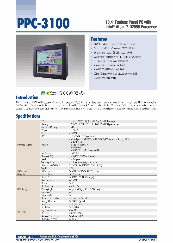 PPC-3100_5691758.PDF Datasheet