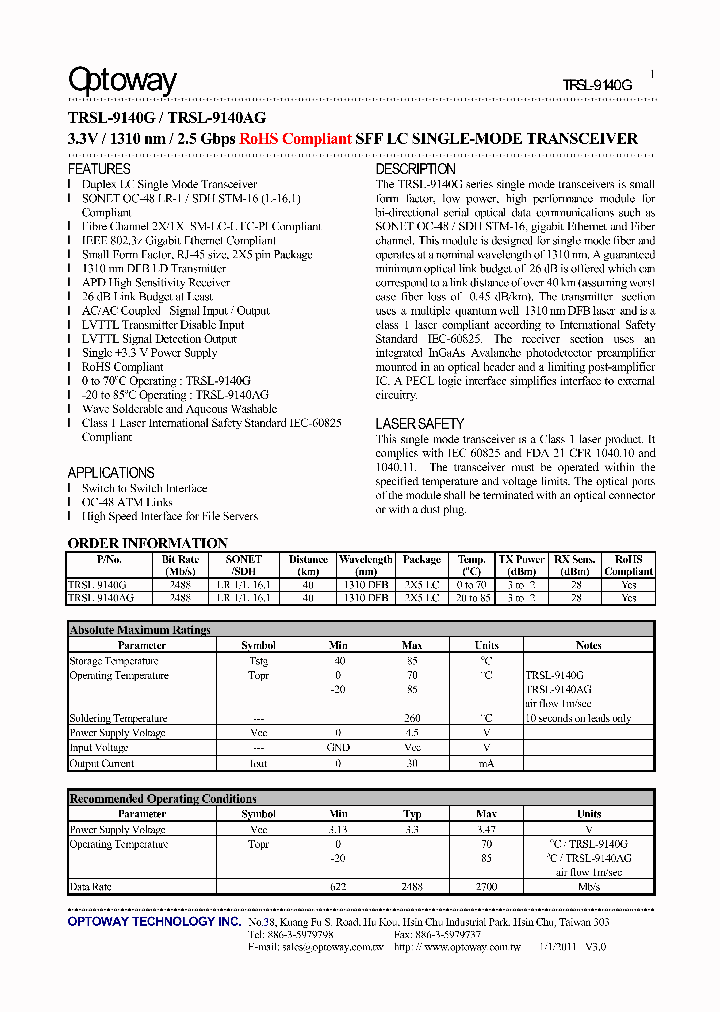 TRSL-9140G11_5698228.PDF Datasheet