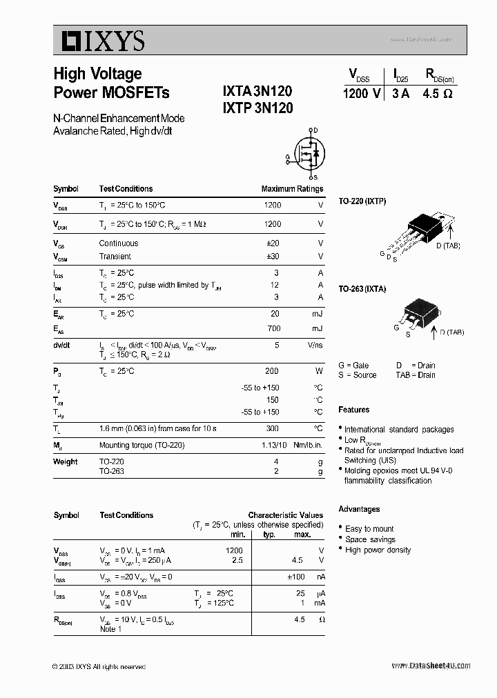 TP3N120_5701607.PDF Datasheet Download