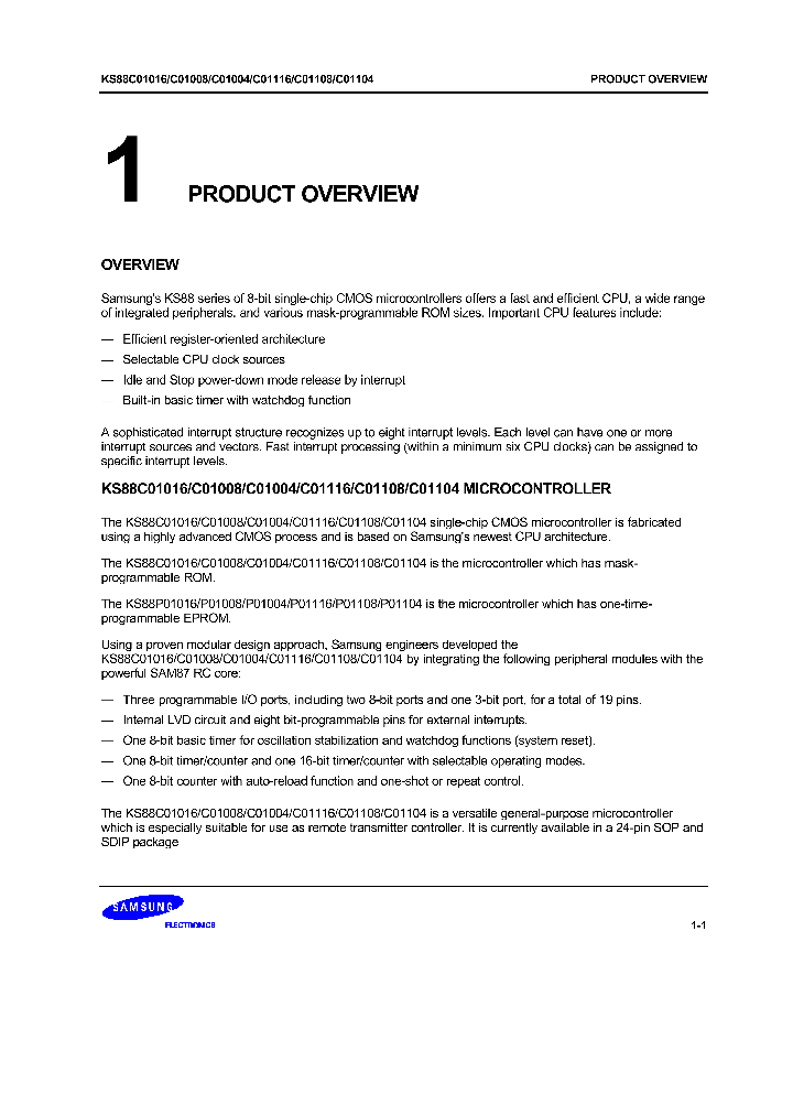 KS88C01016_5704185.PDF Datasheet