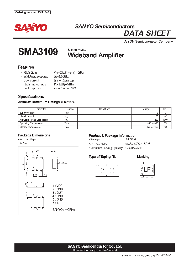 SMA3109_5707474.PDF Datasheet