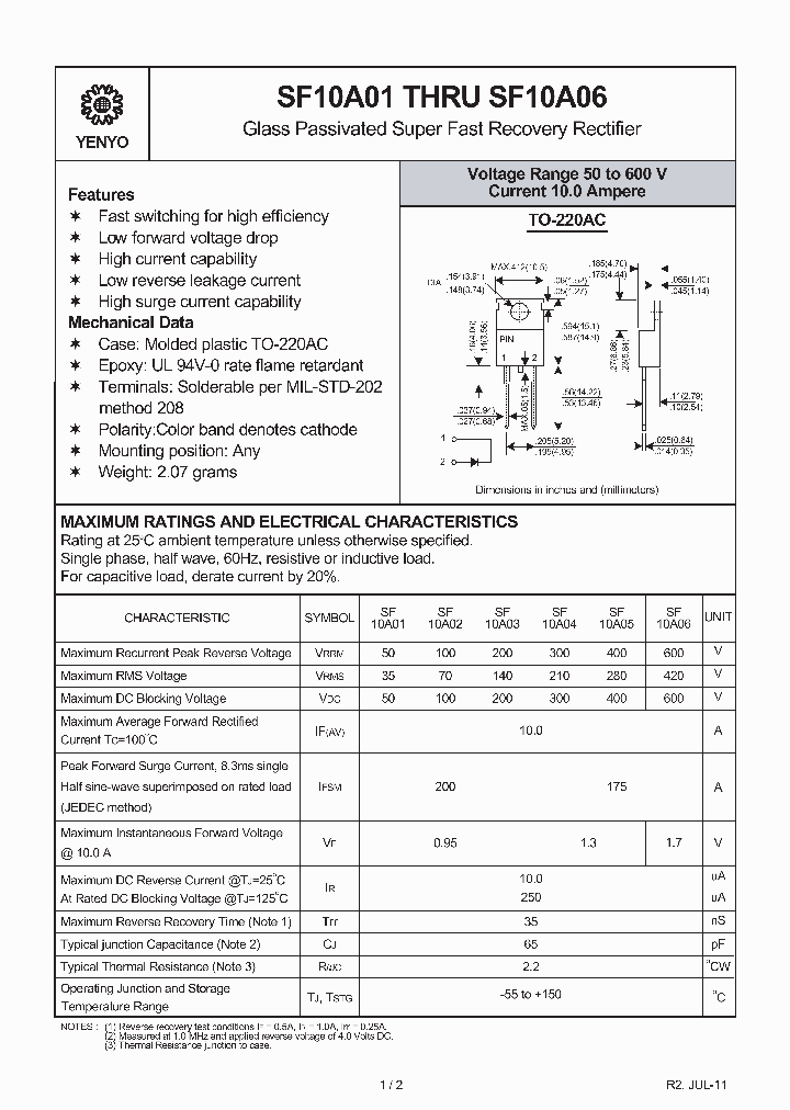 SF10A01_5714313.PDF Datasheet