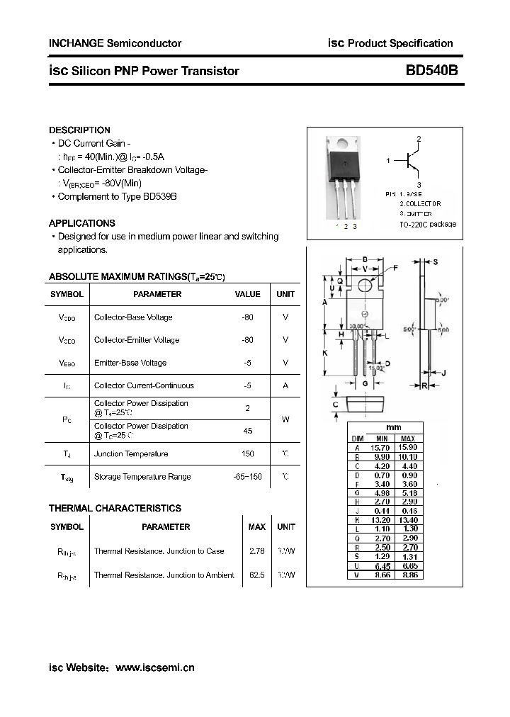 BD540B_5710391.PDF Datasheet