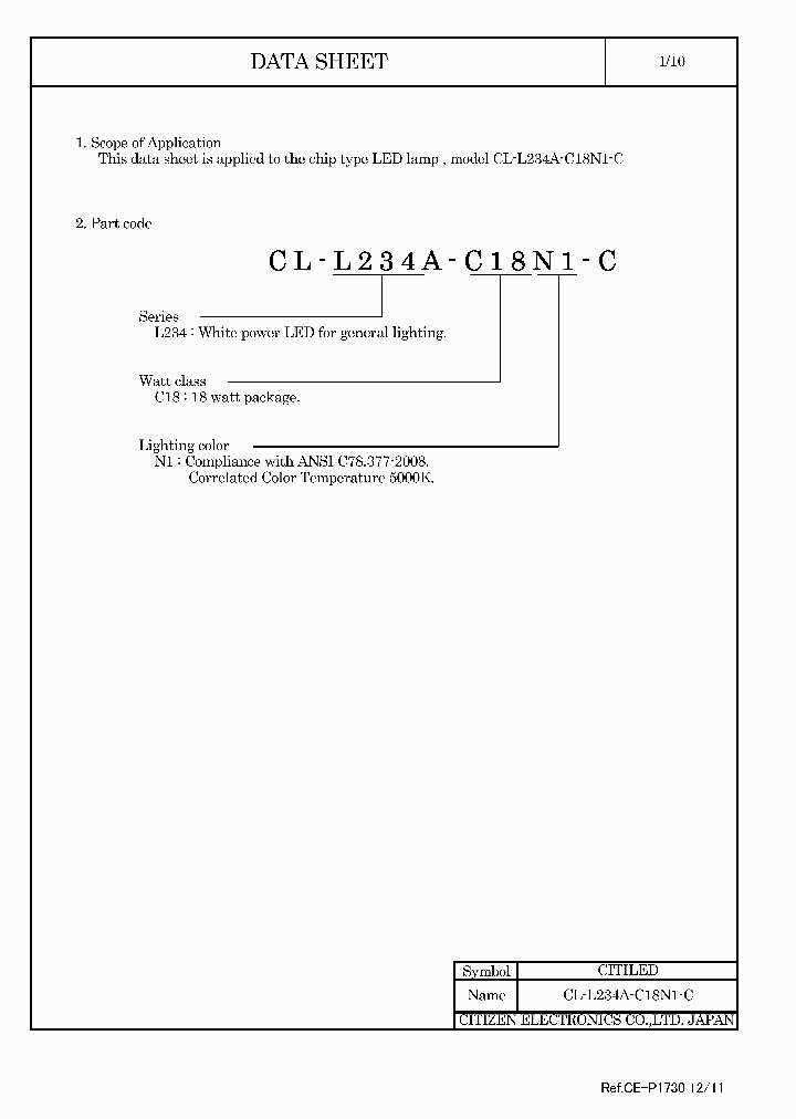CL-L234A-C18N1-C_5723576.PDF Datasheet