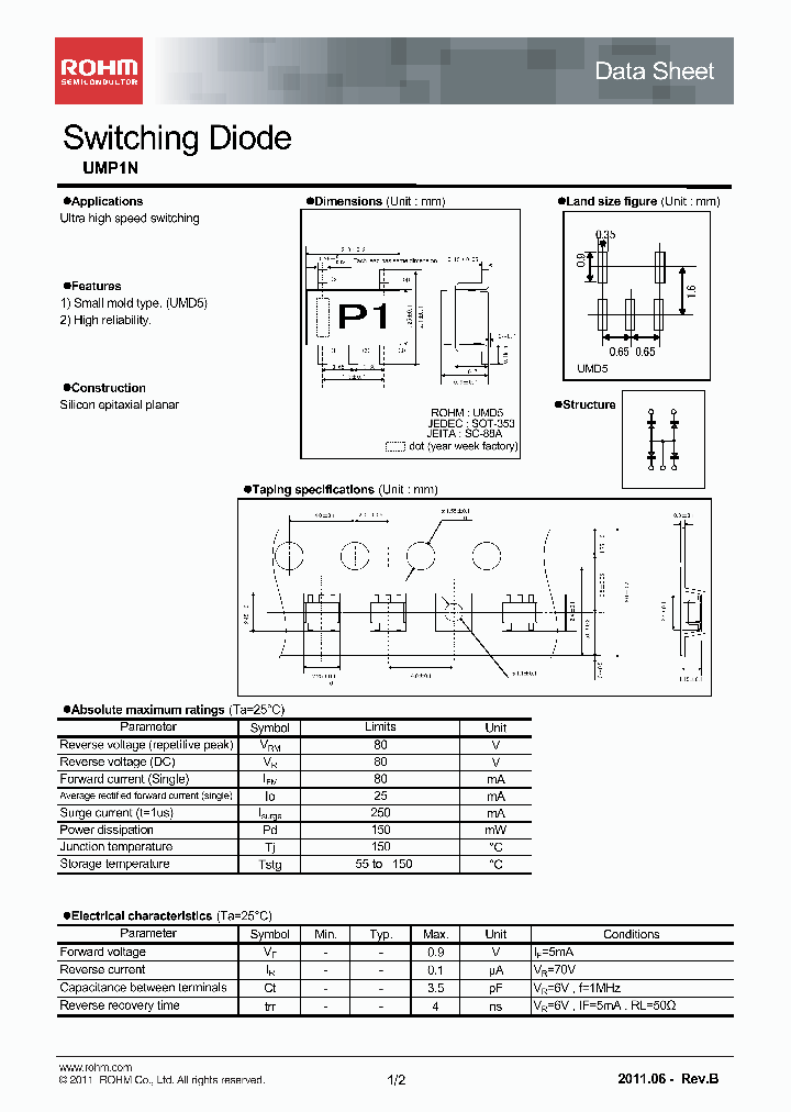 UMP1N11_5724416.PDF Datasheet