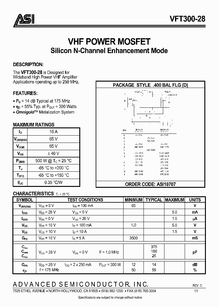 VFT300-2807_5730696.PDF Datasheet