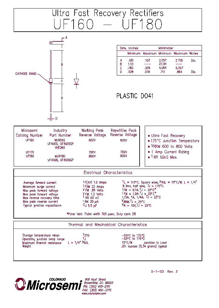 MUR180_5738426.PDF Datasheet