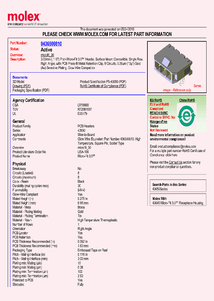 43650-0810_5744765.PDF Datasheet