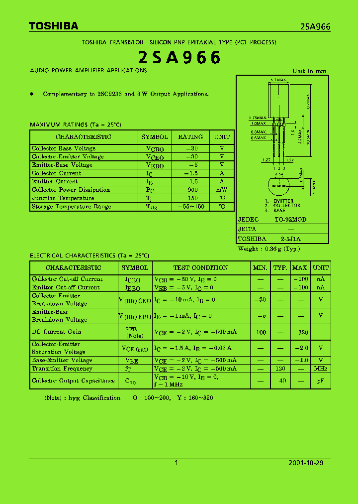 2SA966_5746692.PDF Datasheet