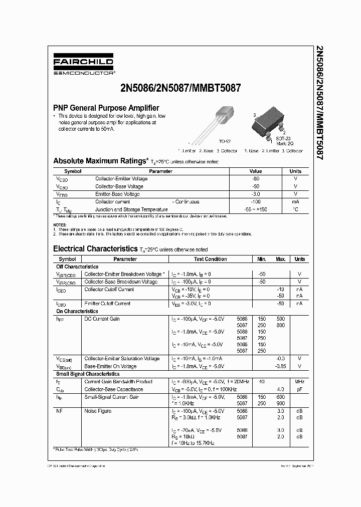 2N5086TFR_5758917.PDF Datasheet