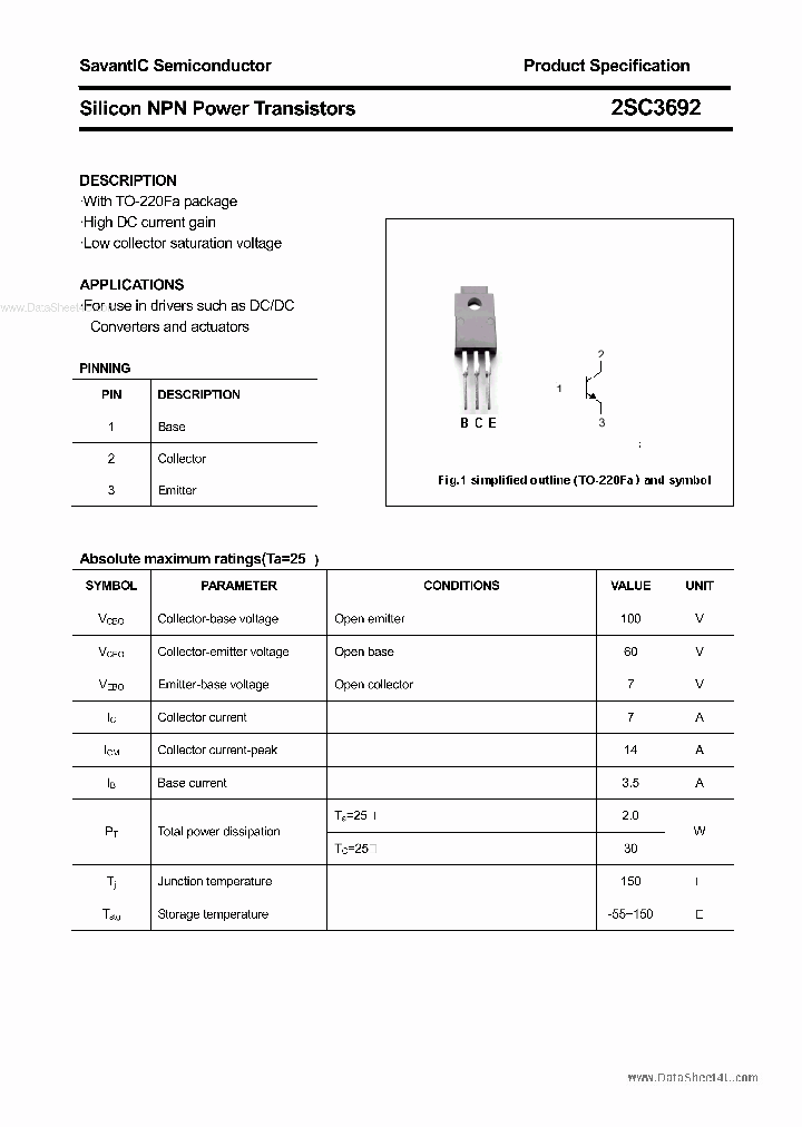 2SC3692_5764799.PDF Datasheet