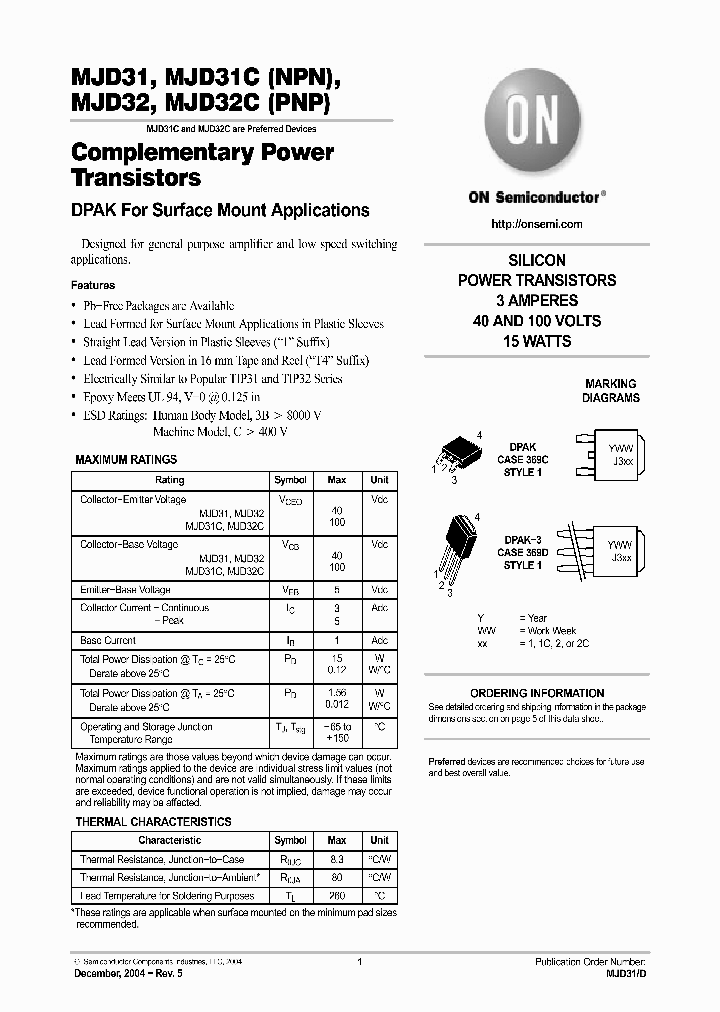 MJD31C1_5765773.PDF Datasheet