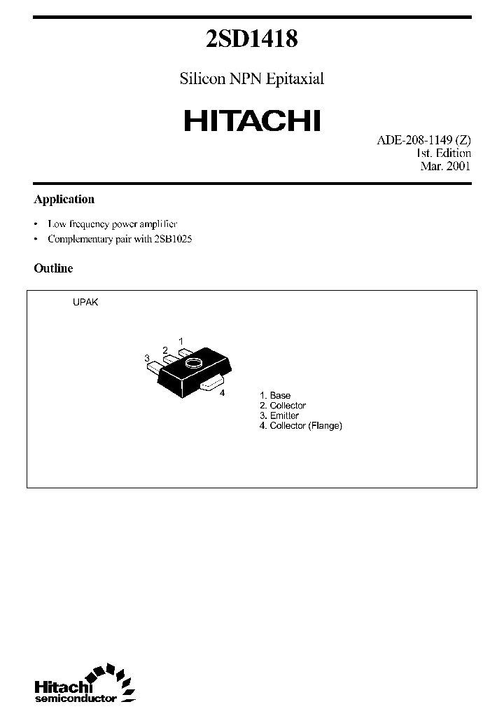 2SD1418_5768245.PDF Datasheet